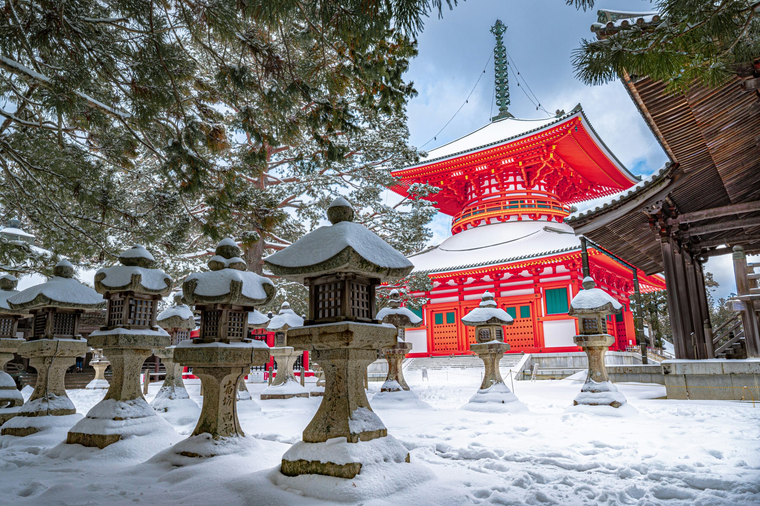 Invierno en Japón - Koyasan nevado
